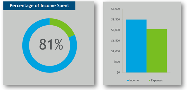 income-spent-percentage-dollar-charts