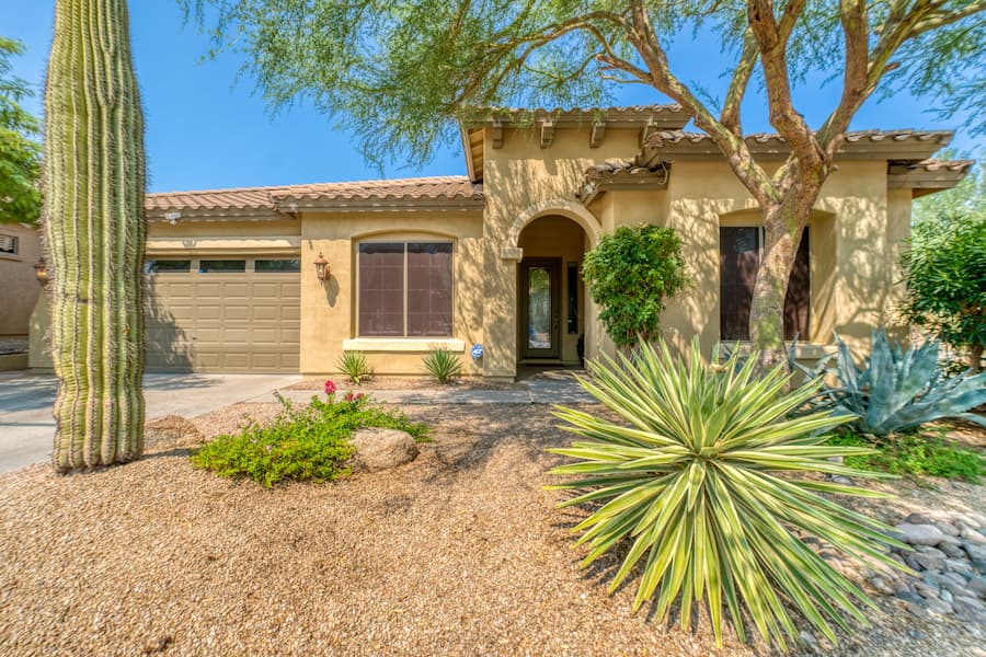 A home in Arizona that was financed with a VA loan.