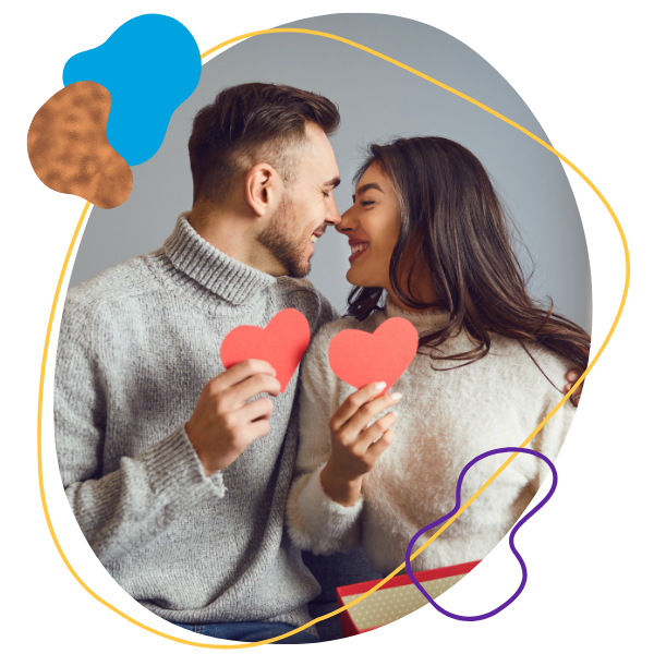 Happy Couple on Valentines Day