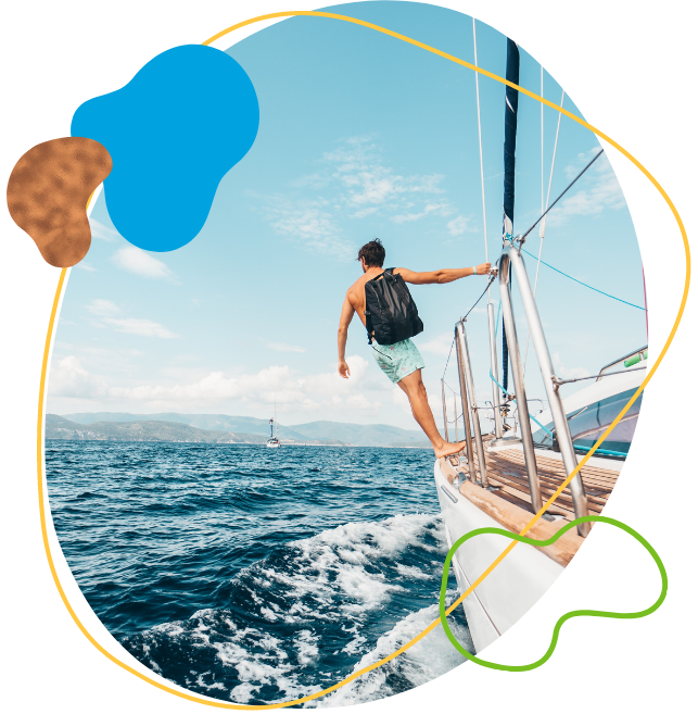 an adventure loan package lets you experience life copper state can help man standing on side of boat