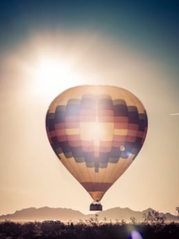 Hot Air Balloon Ride over Arizona