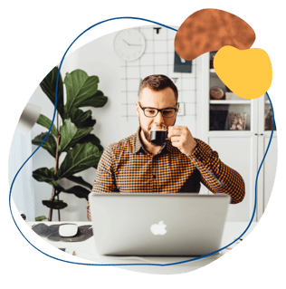 Man paying bills online (4)