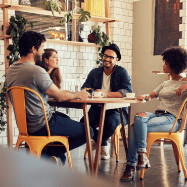 People Sitting at a Table
