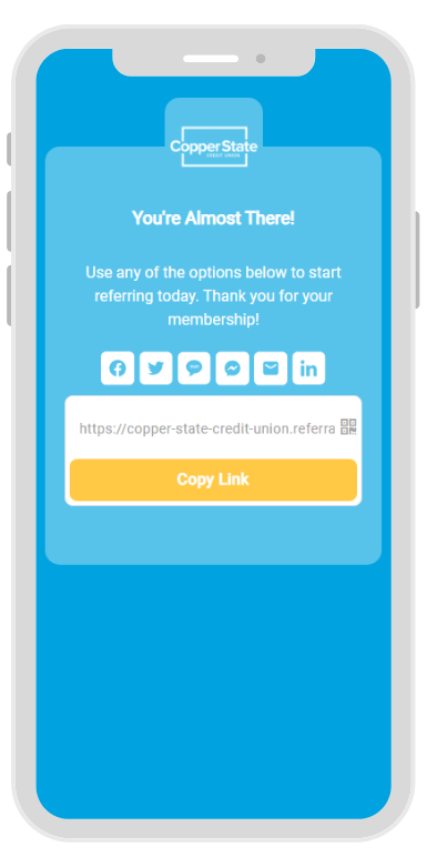 Copper State Credit Union Referral Program