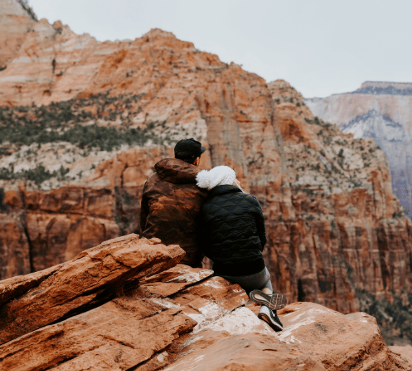 Couple Hiking in Sedona