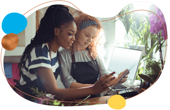 two business women on tablet-1