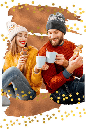 couple-enjoying-gingerbread-men