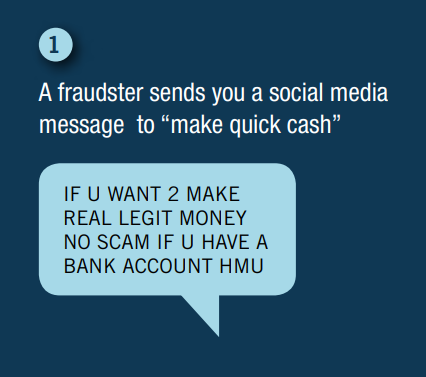 fraud social media message