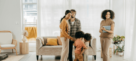 A charming house with a well-kept lawn, symbolizing the potential savings and benefits of mortgage refinancing.